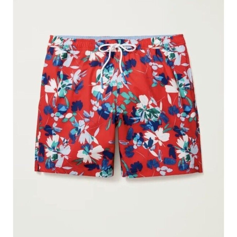 Bonobos Men’s Riviera Recycled Swim Trunks Shorts Rio Floral Printed Sz XL